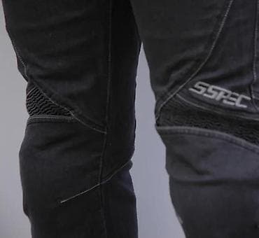 starke sive: Muške motociklističke farmerke – tamno siva - Kroj sa ojačanjima i — 10