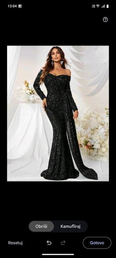 elegantna haljina i patike: Shein haljina,nova sa etiketom.Velicina L. 2500 — 1