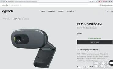 grejaci za stopala na baterije: *** AKCIJA *** #2165 Logitech Web kamera C270 HD; C270 HD Web kamera — 1