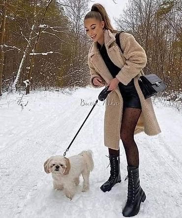 Ženski teddy kaput – duži, topli i mekan
4000 din 
Sm l