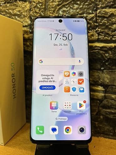 Car Electronics: HONOR 50 5G – elegantan pametni telefon sa kutijom - Ekran: 6.57" — 7