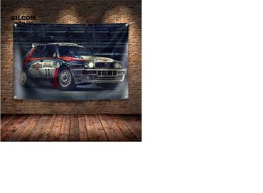 Vozila: Zastava 90 X 60 cm - LANCIA DELTA Zastava dimenzija 90 X 60 cm - — 1