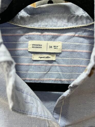 helanke l: Springfield, XS, Pamuk, bоја - Svetloplava — 2