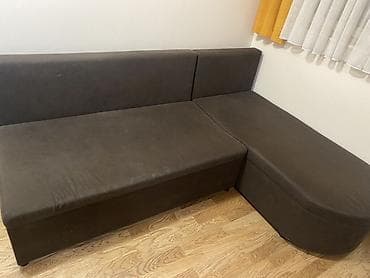 polovne kožne garniture: Ugaona garnitura na razvlačenje sa kutijom za odlaganje - Model — 1