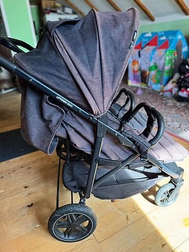 Ostale dečije stvari: Duple kolica za blizance/dvoje dece – Hauck - Tip: paralelna — 5