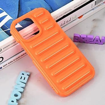 kucne kamere: Maska za Apple iPhone bоја - Narandžasta, Sa zaštitom za kameru — 5