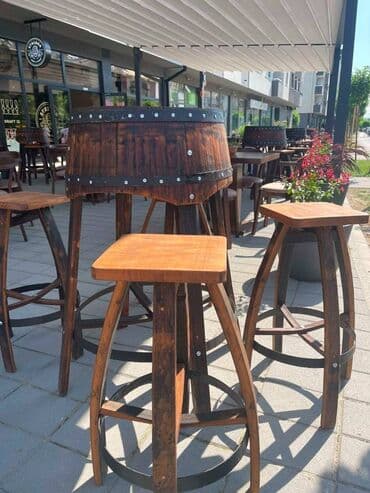 set sto i stolice: Baštenska ganitura, Drvo, Novo — 7