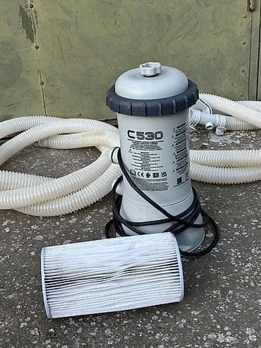 Kartušni filter-pumpa za bazen C530 sa crevima i filterom (filter