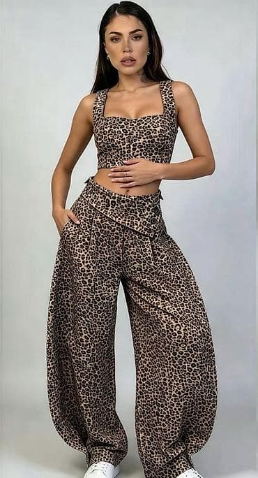 🔥Dvodelni ženski komplet sa leopard dezenom
✅3200 din 
✅S M L — 7