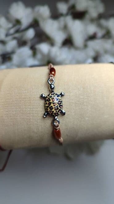 Charm bracelet, Handmade, Material: Canvas — 1