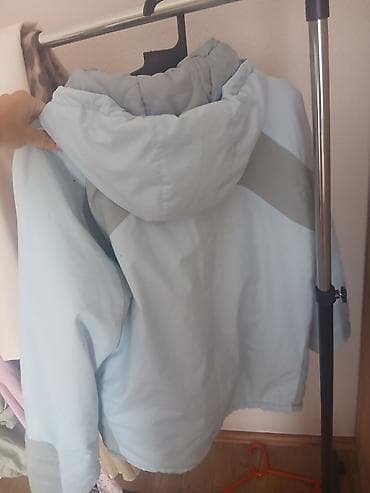 adidas patike bele: Adidas jakna sa kapuljačom M - Boja: svetloplava sa sivim detaljima - — 4