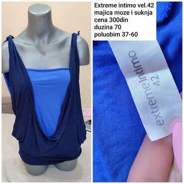 extreme intimo helanke: Extrimo Intimo, XL, Pamuk, Jednobojni, bоја - Tamnoplava — 2