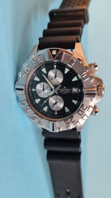 air max triple black cena: Jacques Lemans muški hronograf – model 1-1022 - Kućište od nerđajućeg — 3