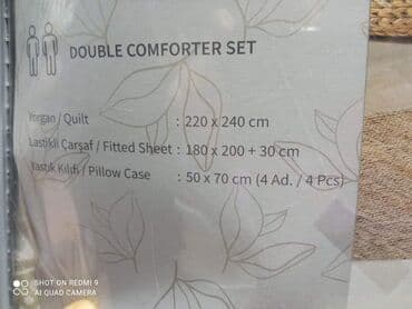 posteljina na srca ikea: Comfort set Jorgan 220*240 Carsaf na lastis 30 cm Jastucnicnice 50*70 — 6