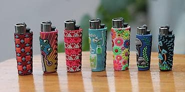 Bicycles: Clipper upaljači – kolekcija sa reljefnim futrolama (set) Komplet — 3