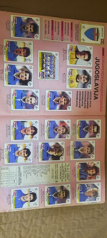 album za sličice: Album Italija 90 popunjen, polovan — 7