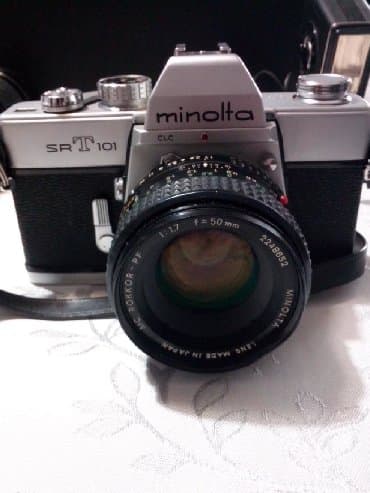 pojacala i zvucnici: Fotoaparat MINOLTA Co. SRT101, Teleobjektiv Vivitar Blic Kako928 i — 2