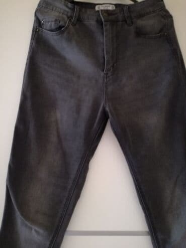 muške pidžame c a: Pull&Bear sive farmerke, sa elastinom. Dubok model. Dužina 92 — 5