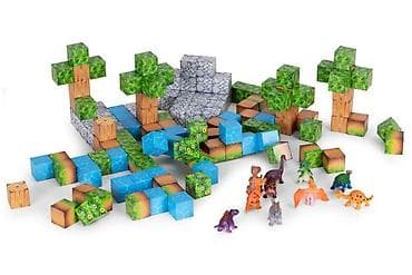 Building Blocks: Set magnetnih kocki za decu – 142 dela, kocke i dinosaurusi Šifra — 5