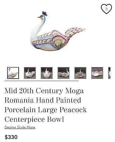 fanta case: Korpa nova paun za voce rucni rad mrezasti porcelan iz 1999 godine — 2