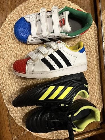 Dečije patike – Adidas (dva para) + kopačke (jedan par) - Adidas