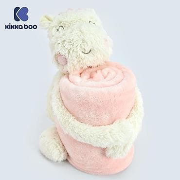 plisana zirafa velika: KikkaBoo Baby ćebence sa plišanom igračkom 70x100 – Hippo Dreams - — 1