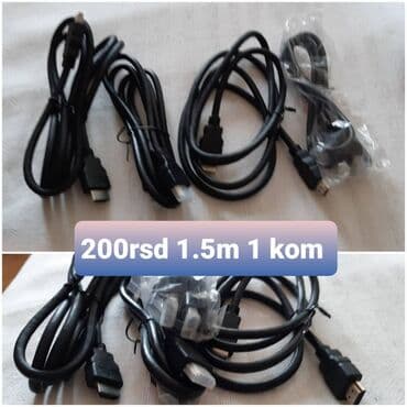 guess torba za laptop: HDMI kablovi – dužina 1,5 m - Standardni HDMI na HDMI konektori — 1