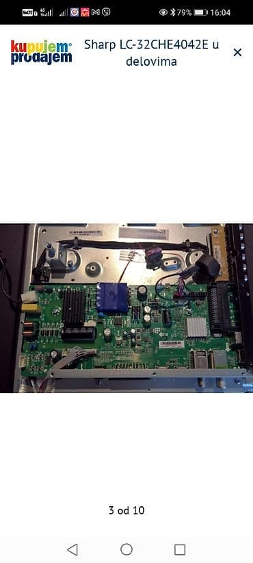 tv: Sharp LC-32CHE4042E – delovi Rastavljen LCD TV Sharp LC-32CHE4042E — 4