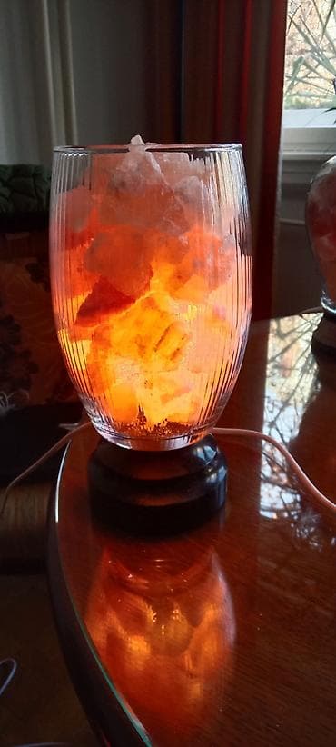 prostirke za plažu decathlon: Ručno rađene i unikatne lampe sa komadima himalajske soli u staklenoj — 5