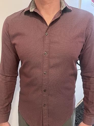 mona xl nova: Košulja Zara, bоја - Bordo — 3