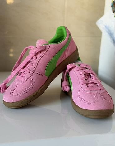 balmain beograd: PUMA Palermo patike – pink/zelena PUMA Palermo Special patike – nove — 3