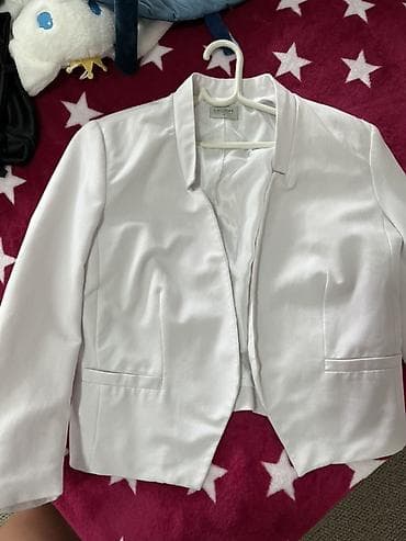 srebrne torbice svecane: Ženski sako/jaknica elegantnog kroja, u crnoj boji, brenda Zara Basic — 4