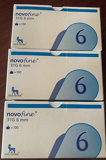 Novofine igle za pen, velicine 31G sa duzinom od 6 mm, namenjene su za na lalafo.rs Novofine igle za pen, velicine 31G sa duzinom od 6 mm, namenjene su za