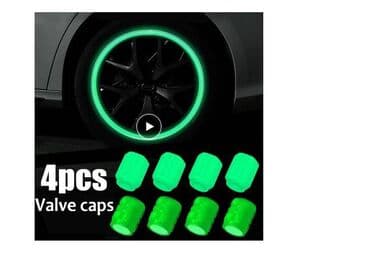 led stikeri za auto: Fluorescentne kapice za ventil NOVO — 1