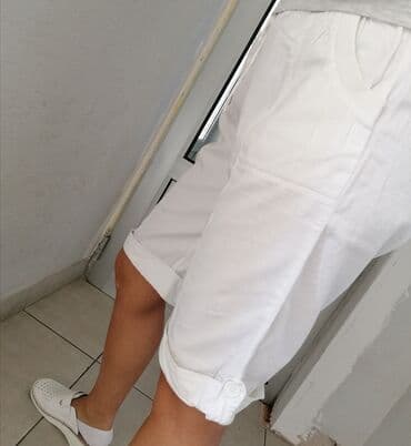 dsquared2 bermude: L (EU 40), Twill, color - White — 4