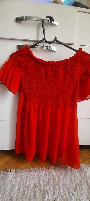 Blouses: Crvena bluzica od zerseja — 1