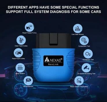 sigurnosni pojasevi za auto cena: Alat za čitanje i brisanje grešaka. NEXAS NexLink Bluetooth IOS & — 5