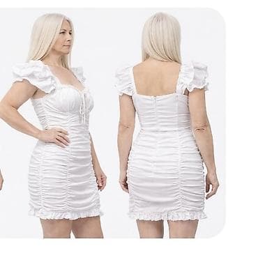 hm haljine 2023: Presavrsena blistavo bela haljina za svaku priliku Odgovara Vel S M — 2