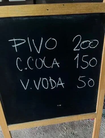 sankovi za kucu: #1921 Ulična A Reklama; Reklamni Pano; Crna strana za pisanje — 7