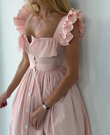 ваикики хаљине: Barbie dress|| In stock 🌸 Preslatka letnja haljina u nezno roze boji — 3