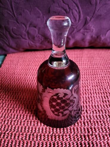 male ikebane za stolove cena: Zvono novo Bohemija kristal rucno gravirano 70te. Kristalno — 13
