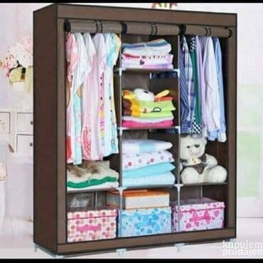 metalni ormari ikea: Platneni ormar 130x45x175 vise boja3500 din Praktični platneni ormar u — 1