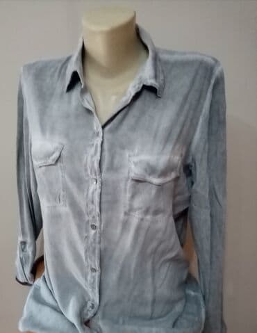 zenske jakne za zimu sa krznom: Esprit, L (EU 40), Viscose, Single-colored, color - Light blue — 1