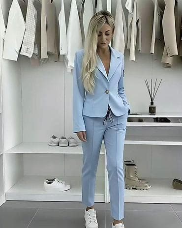 lakovane torbe: Ženski komplet – sako i pantalone Model koji obožavate ✨️ Vel: S M L — 3