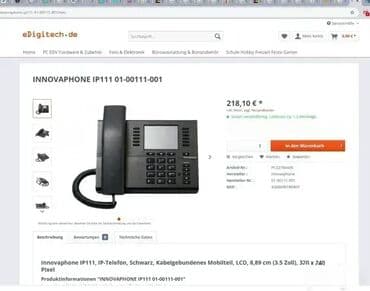 kaljeva peć na struju: *** SUPER AKCIJA *** #2346 Desktop IP telefon; Mogućnost zidne — 3