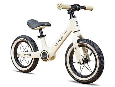 new balance patike 550: Balance bike 12" GALAXY EXPLORER – bež Bicikl bez pedala sa čvrstim — 2