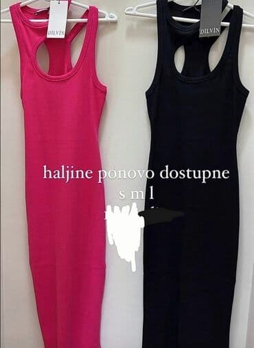 comma haljine 2022: Dilvin S (EU 36), color - Pink, With the straps — 2