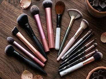devojke za vece: Set četkica za šminkanje – komplet za lice i oči - Višenamenski set — 1
