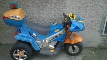 decije igracke patrolne sape: Deciji tricikl na akumulator 6 V veliki, polovan, precnik tocka 25 — 2