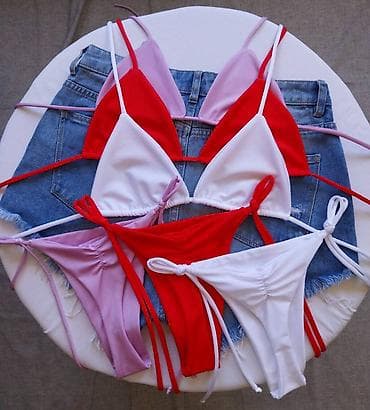 kupaci kostimi beograd: Ženski bikini set – trouglasti kupaći sa vezivanjem - Model: klasični — 8